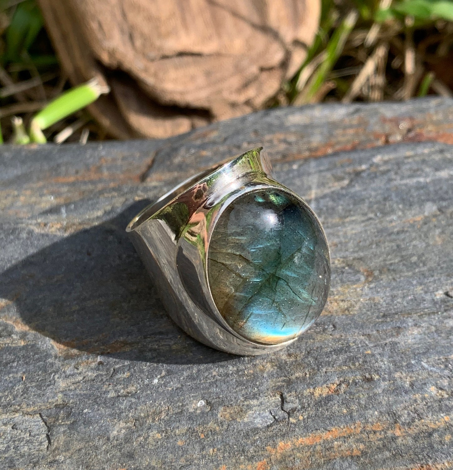 Bague Argent Labradorite