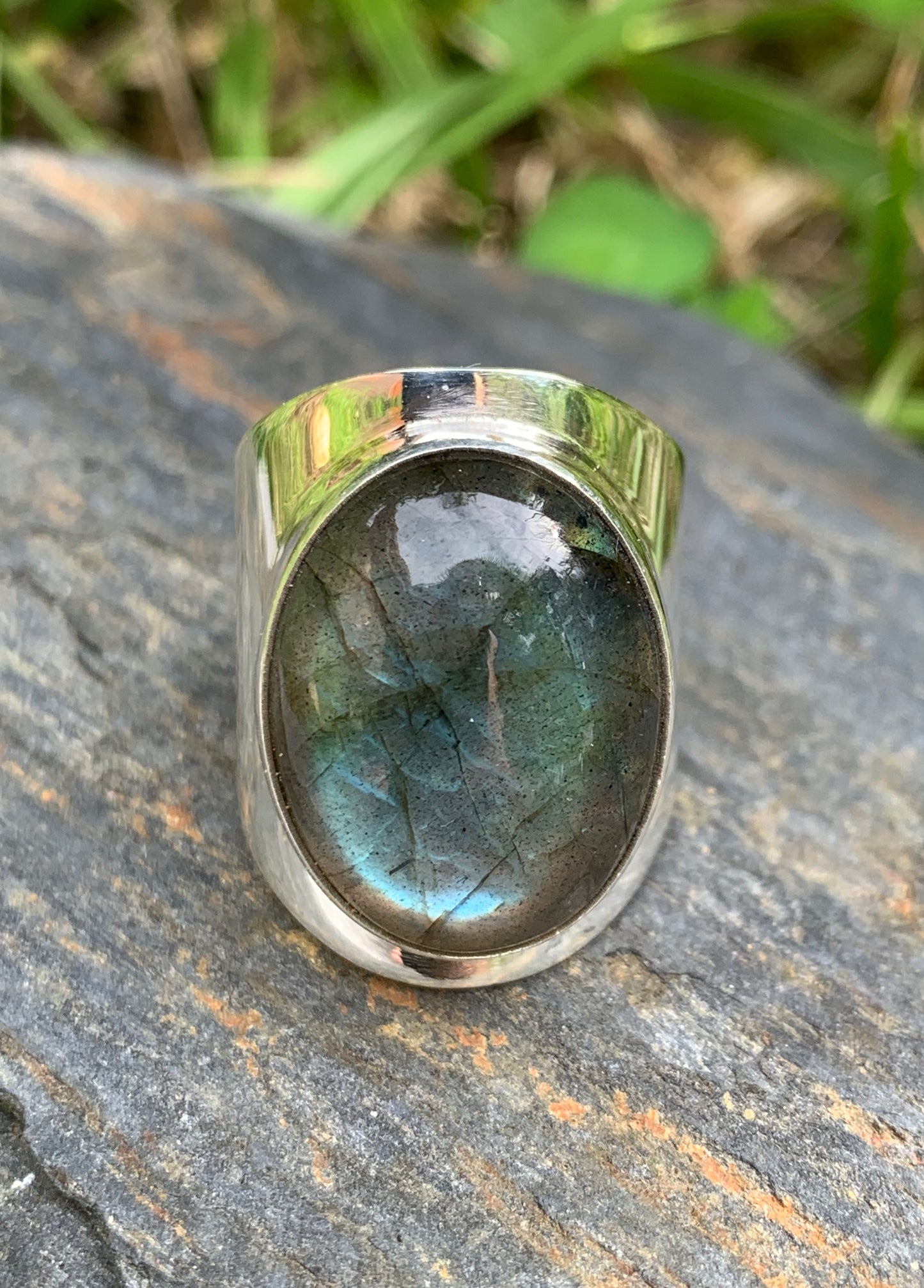 Bague Argent Labradorite