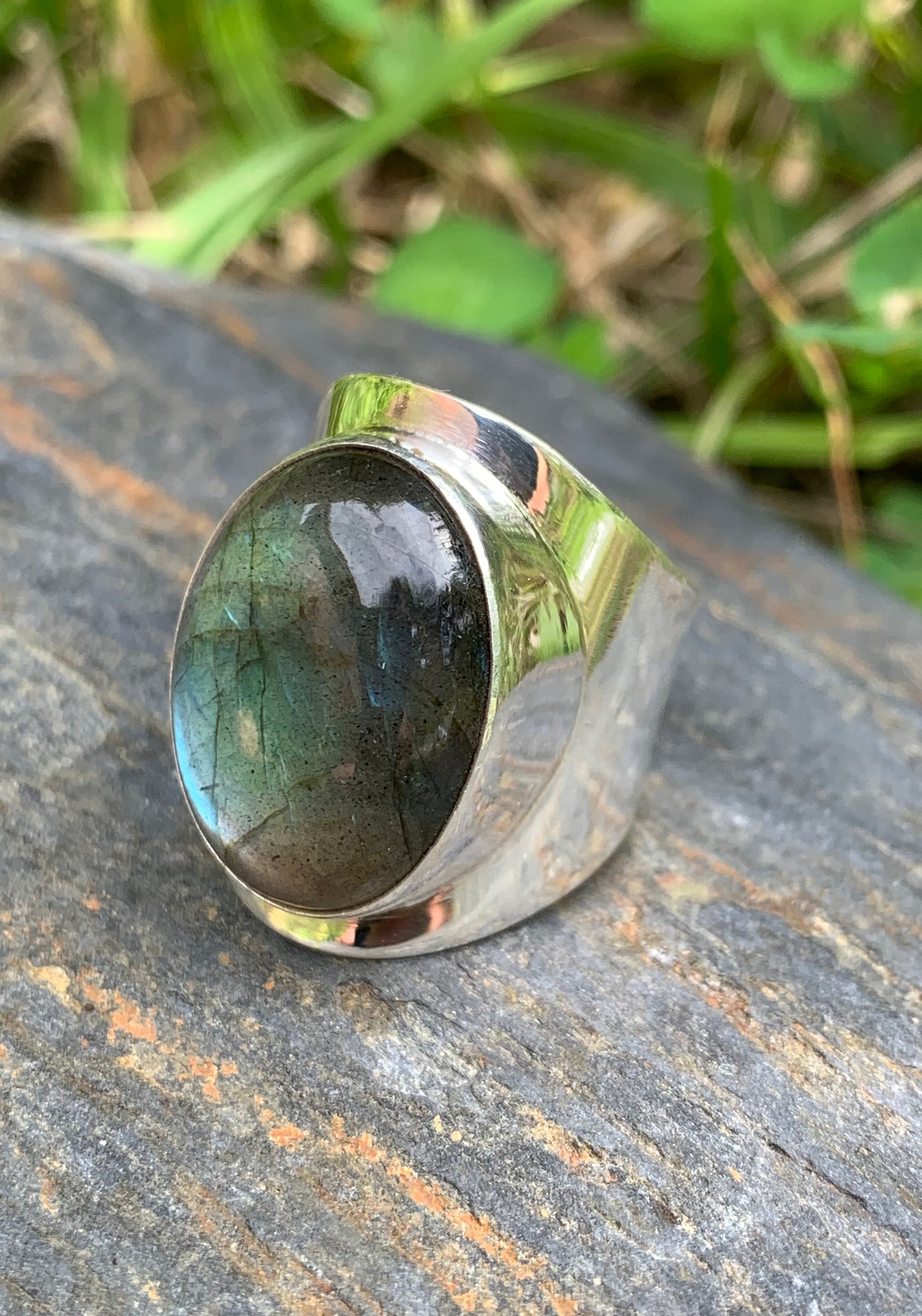 Bague Argent Labradorite