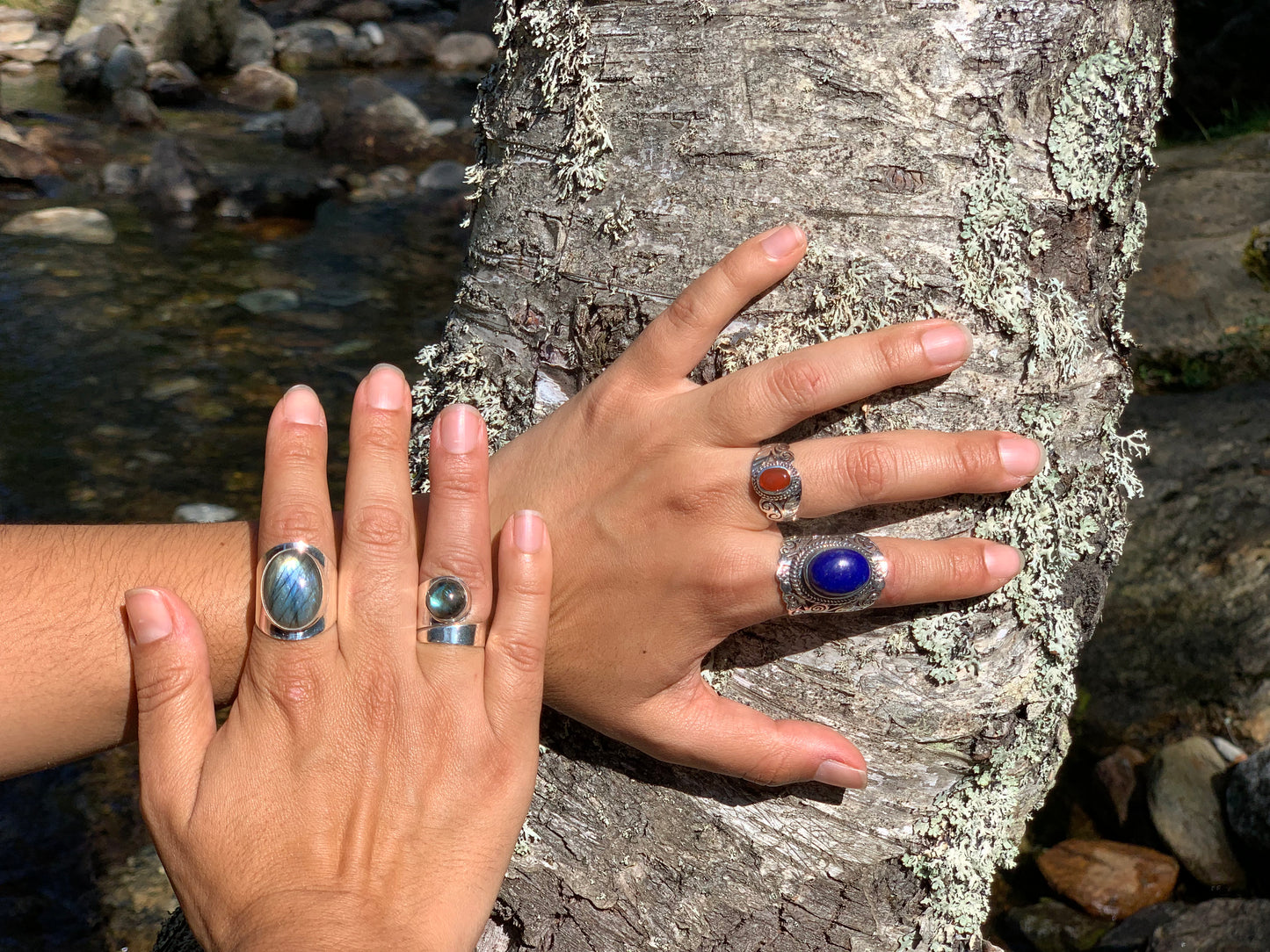 Bague Argent Labradorite