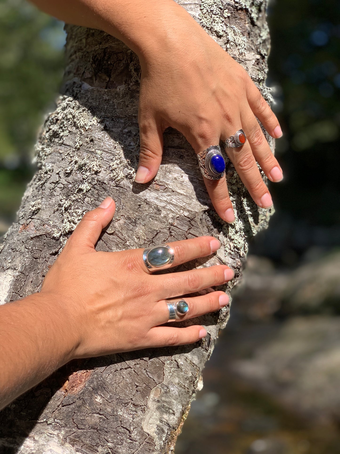 Bague Argent Labradorite