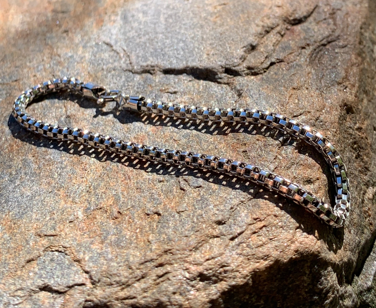 Bracelet Argent Massif Chaîne Vénitienne